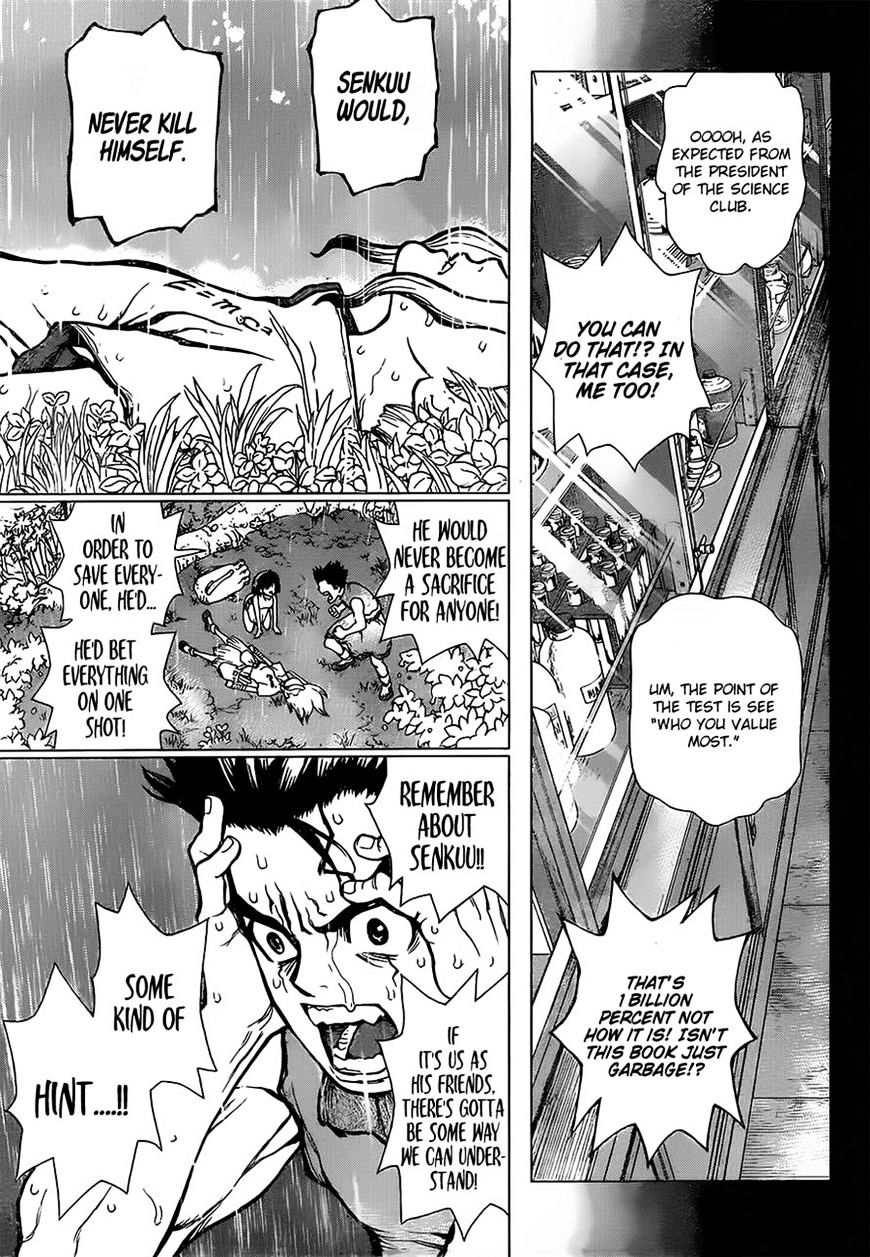 Dr. Stone, Chapter 12