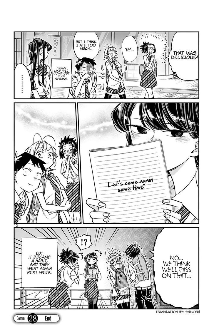 Komi Can't Communicate, Chapter 28