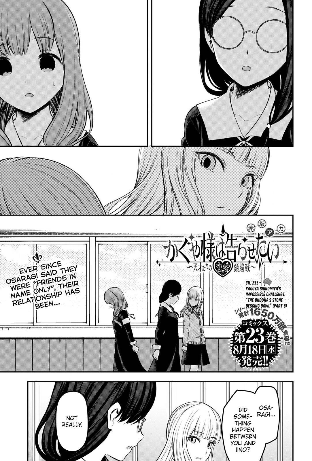 Kaguya-Sama Love Is War, chapter 233