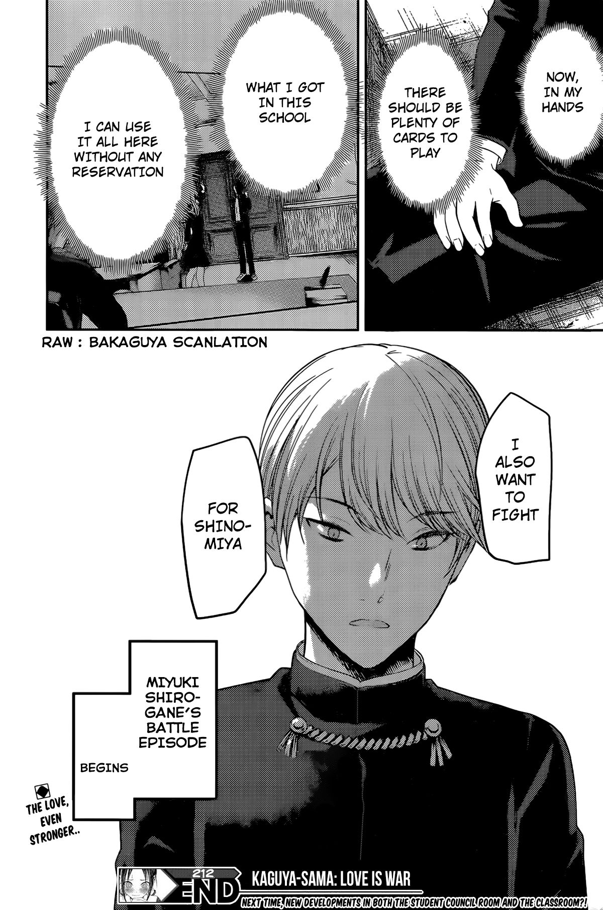 Kaguya-Sama Love Is War, chapter 212