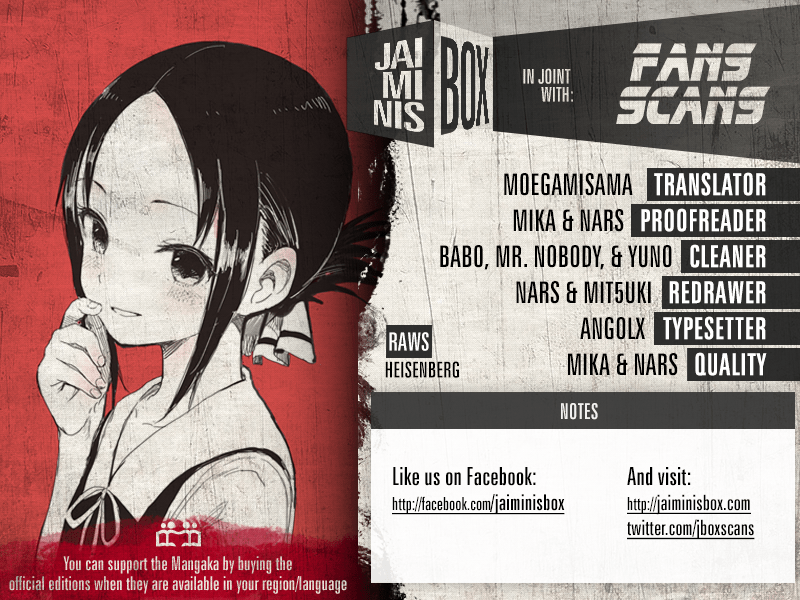 Kaguya-Sama Love Is War, chapter 135