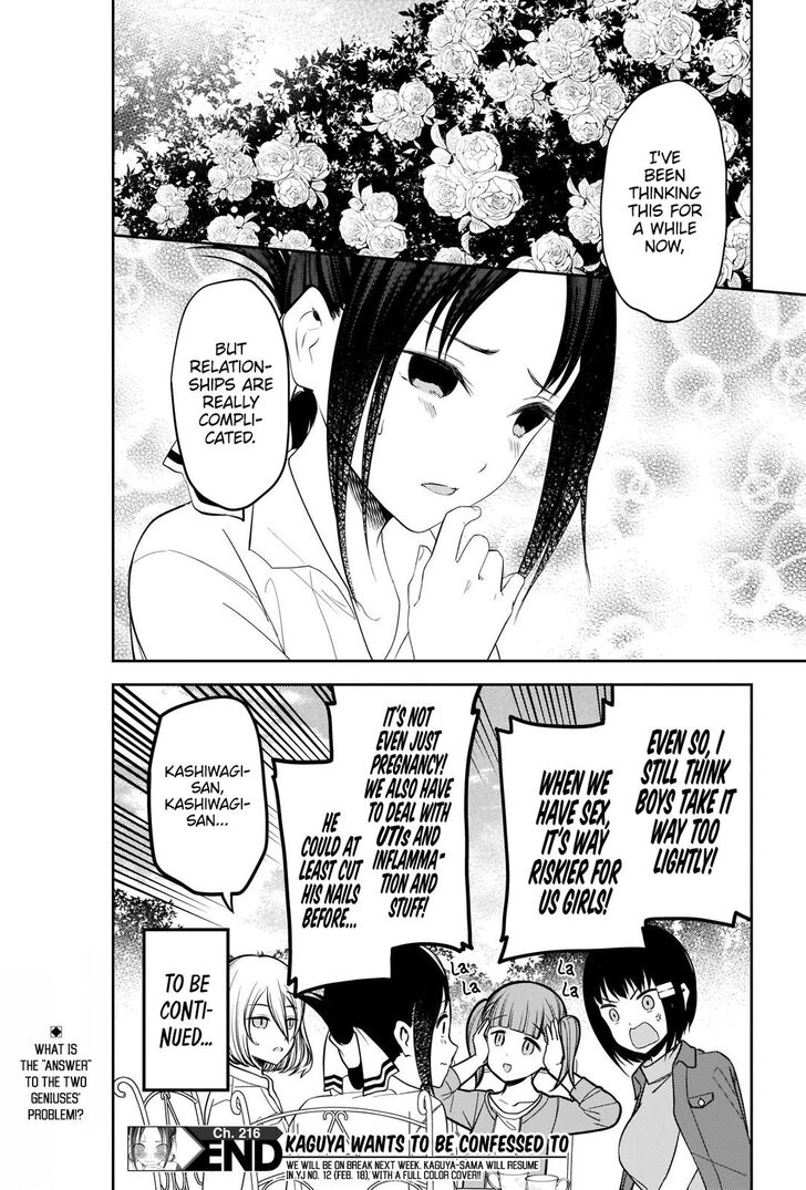 Kaguya-Sama Love Is War, chapter 216