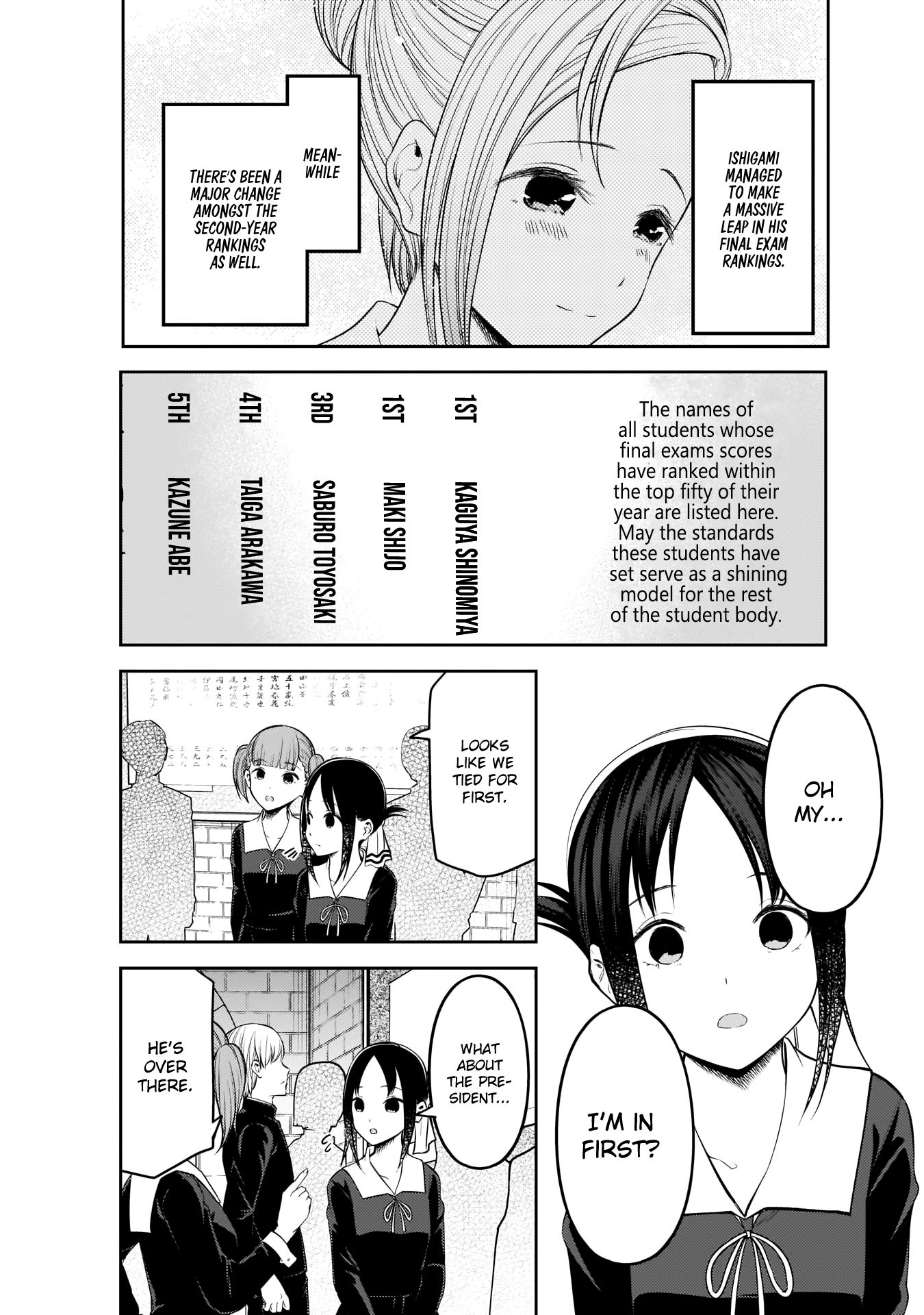 Kaguya-Sama Love Is War, chapter 199