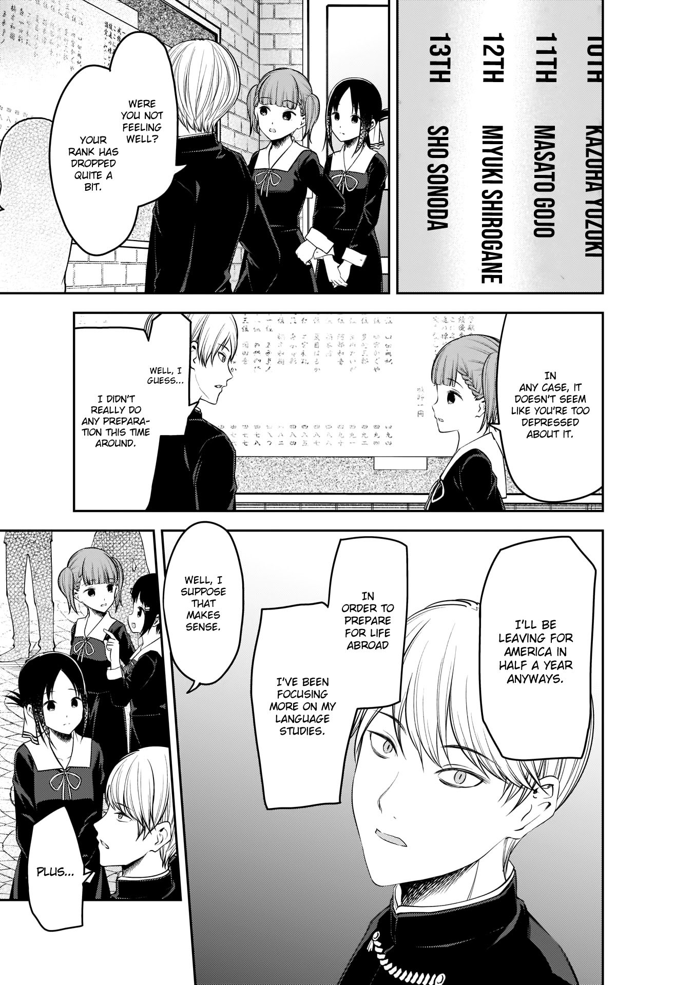 Kaguya-Sama Love Is War, chapter 199