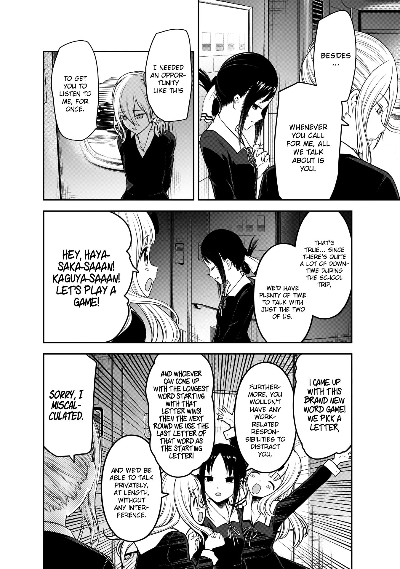 Kaguya-Sama Love Is War, chapter 180