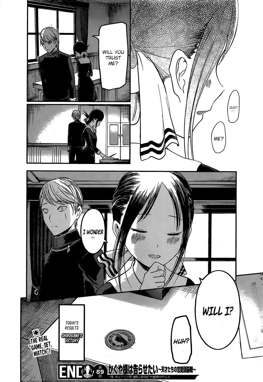 Kaguya-Sama Love Is War, chapter 99