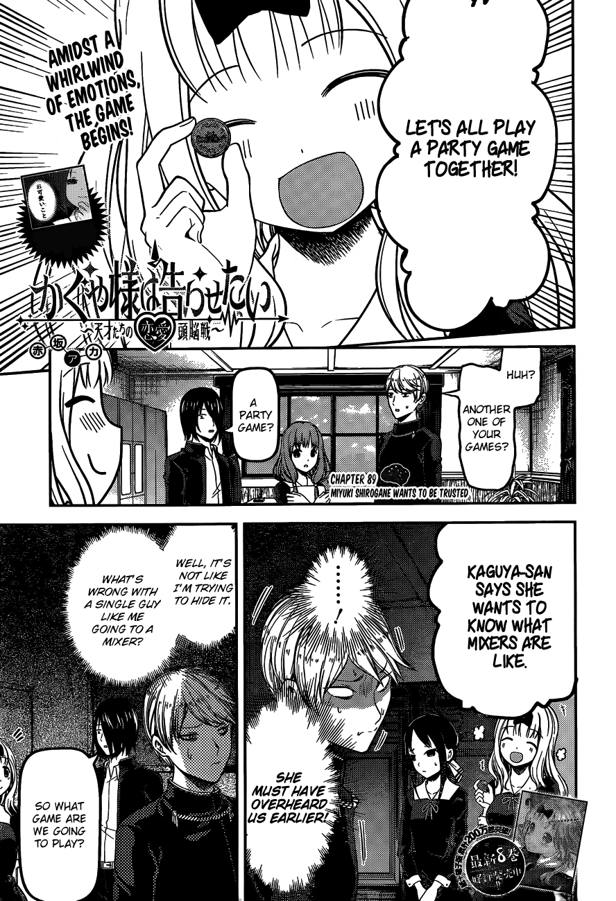 Kaguya-Sama Love Is War, chapter 99