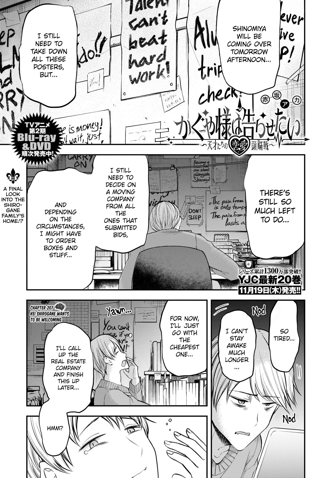 Kaguya-Sama Love Is War, chapter 207