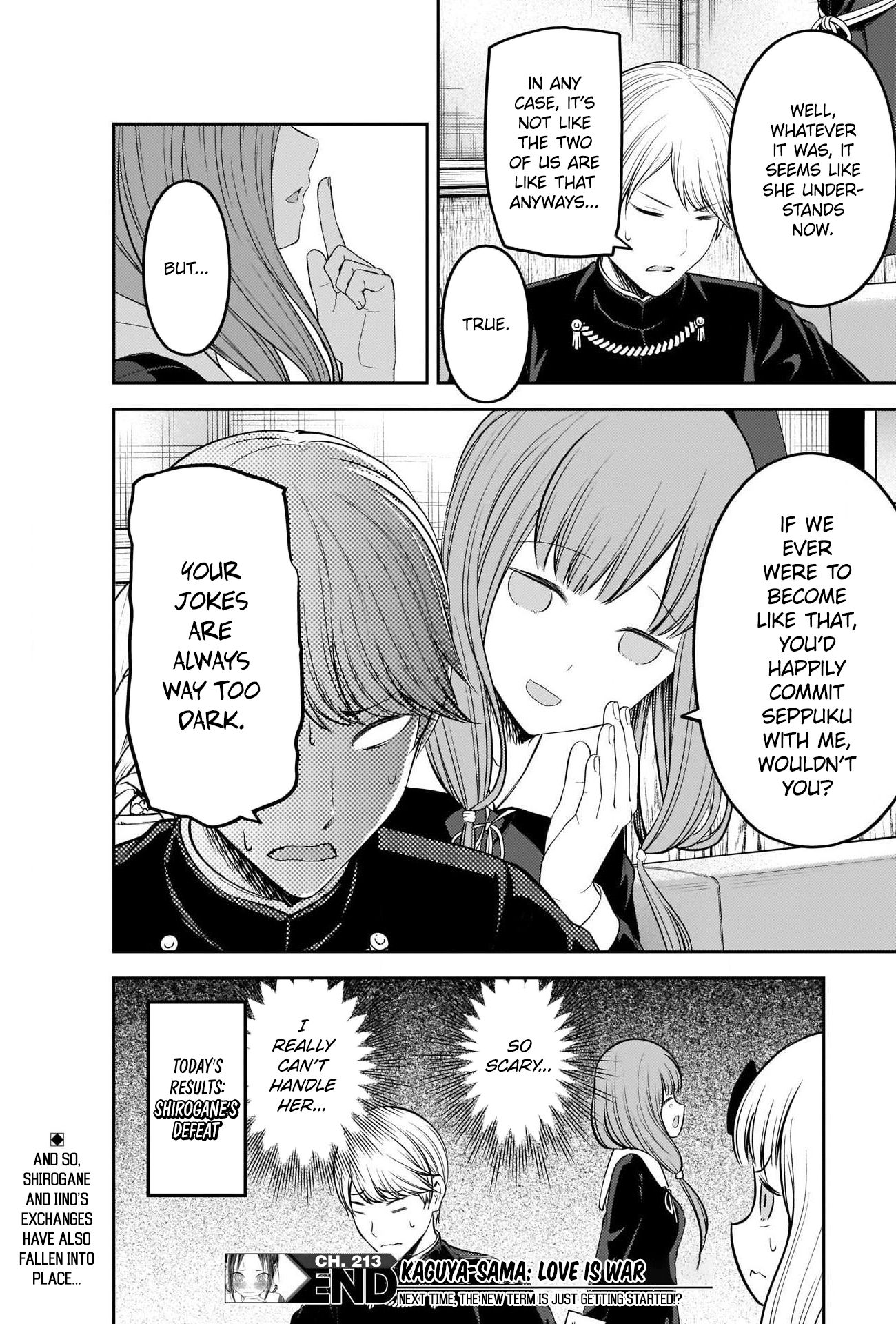 Kaguya-Sama Love Is War, chapter 213