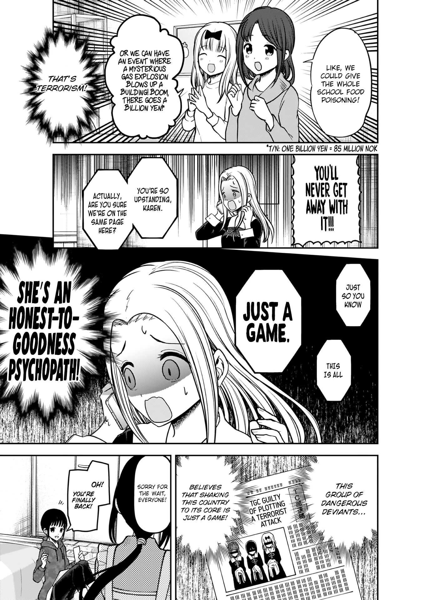 Kaguya-Sama Love Is War, chapter 171