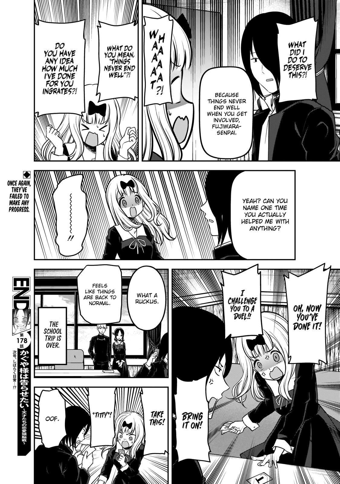 Kaguya-Sama Love Is War, chapter 188