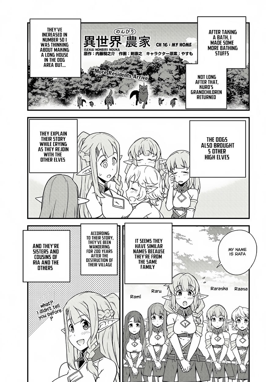 Isekai Nonbiri Nouka, chapter 16