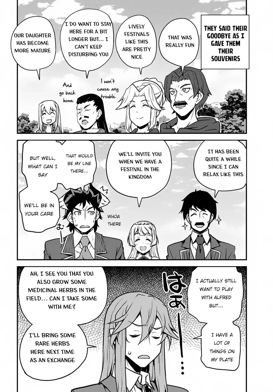 Isekai Nonbiri Nouka, chapter 82