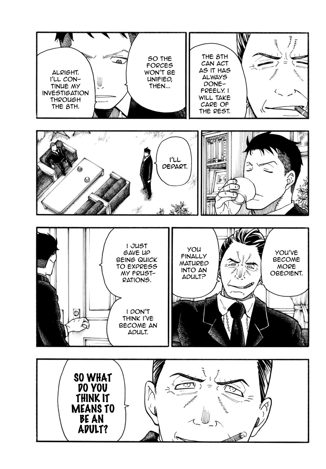 Fire Force, Chapter 99