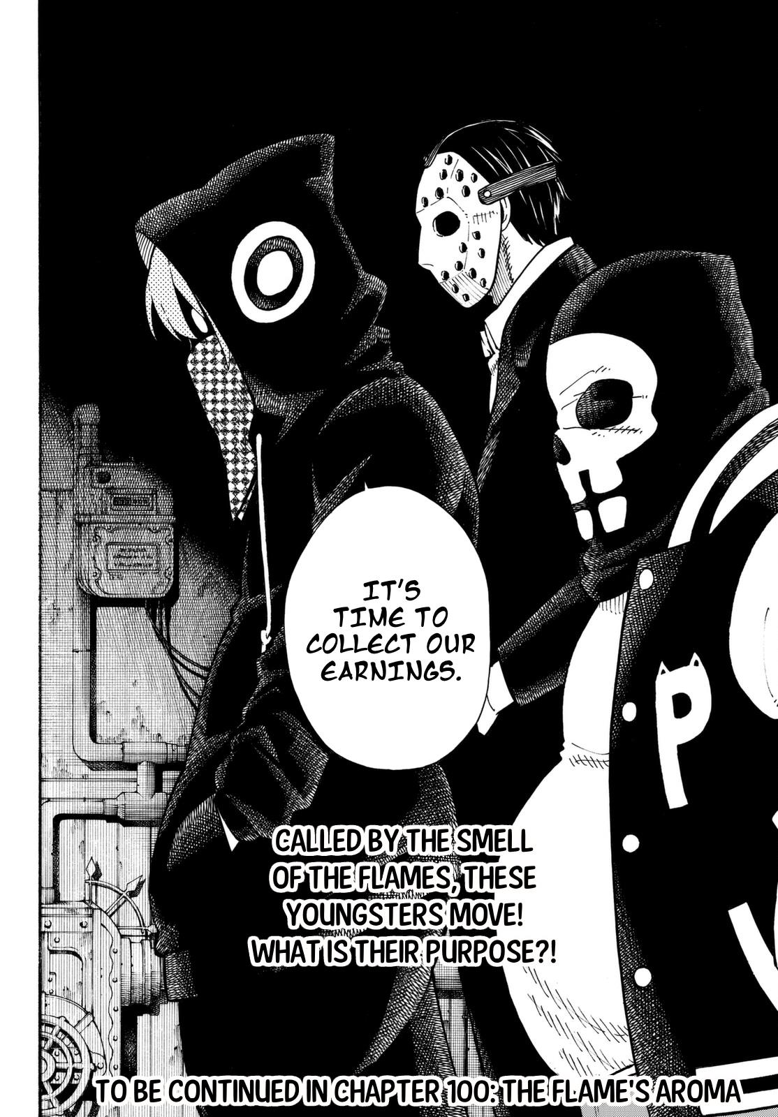 Fire Force, Chapter 99