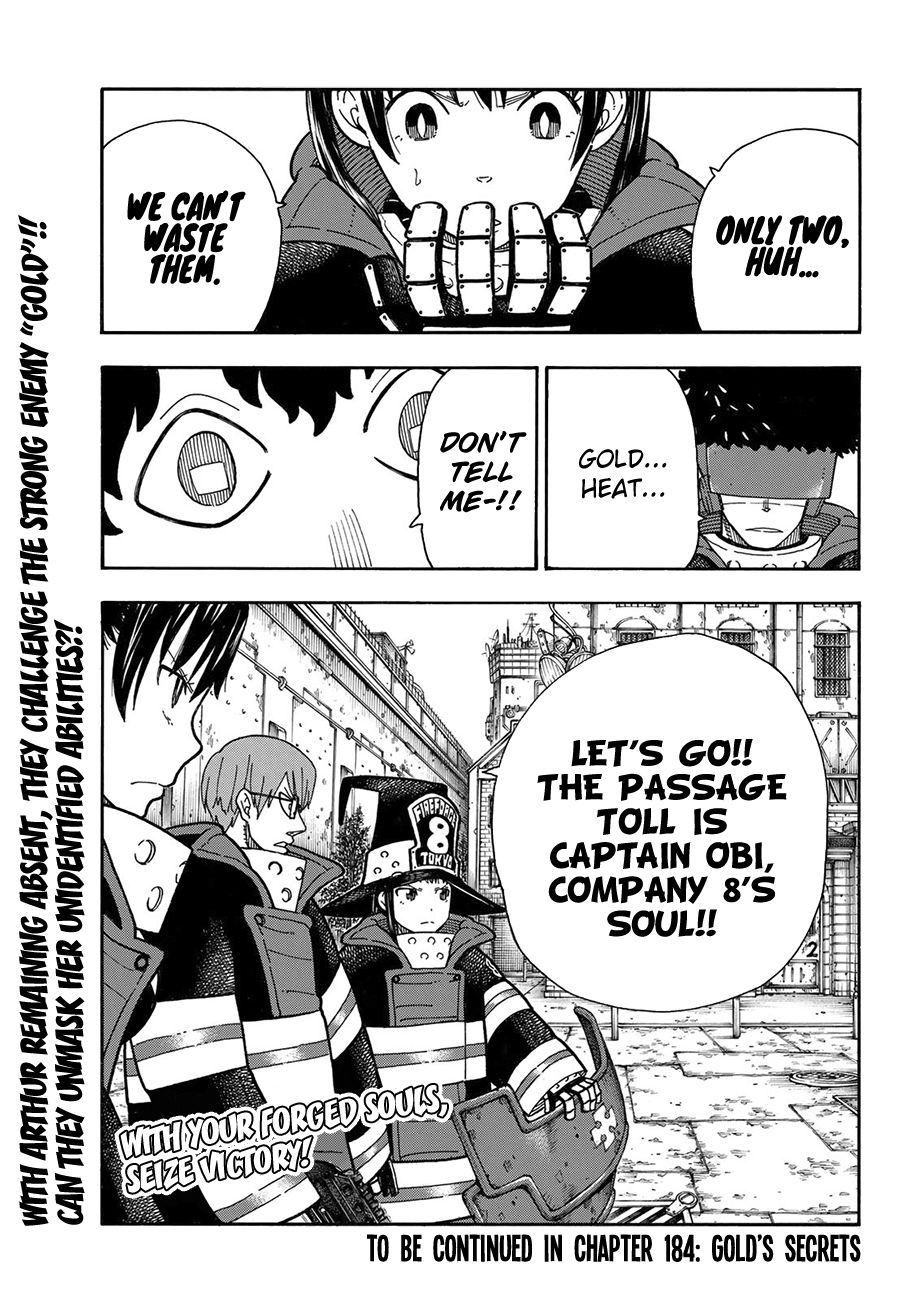 Fire Force, Chapter 183