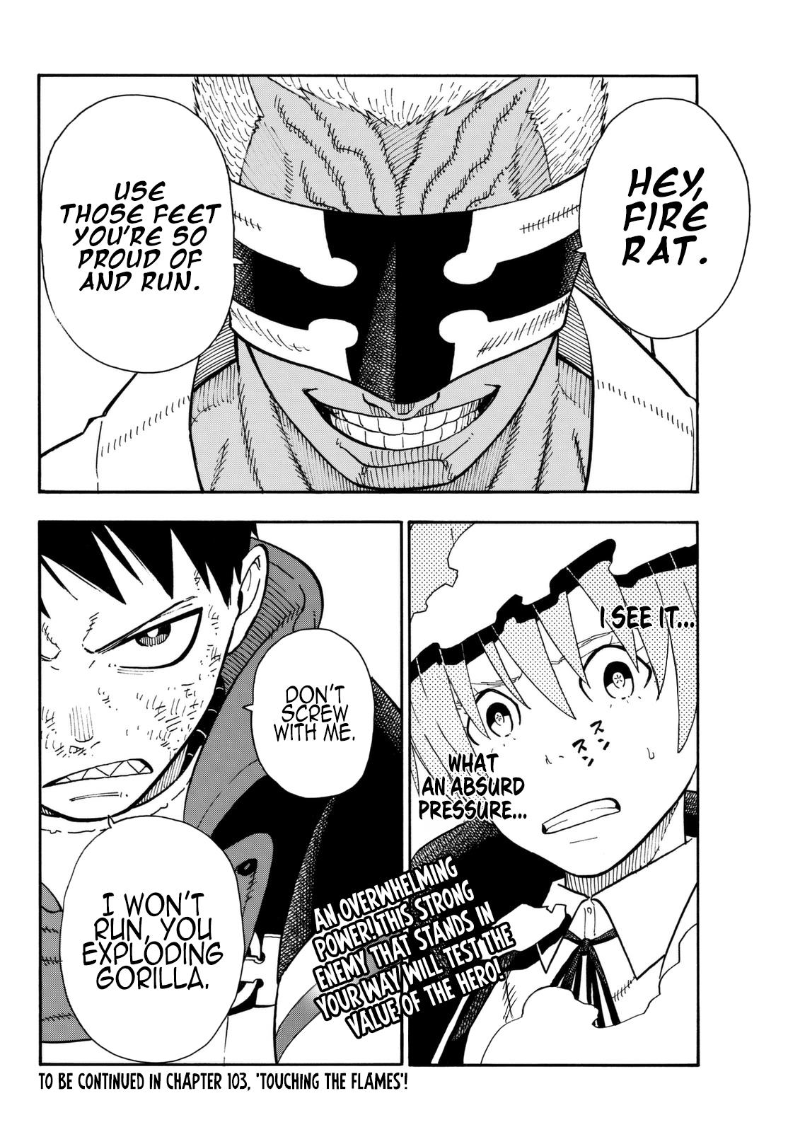 Fire Force, Chapter 102