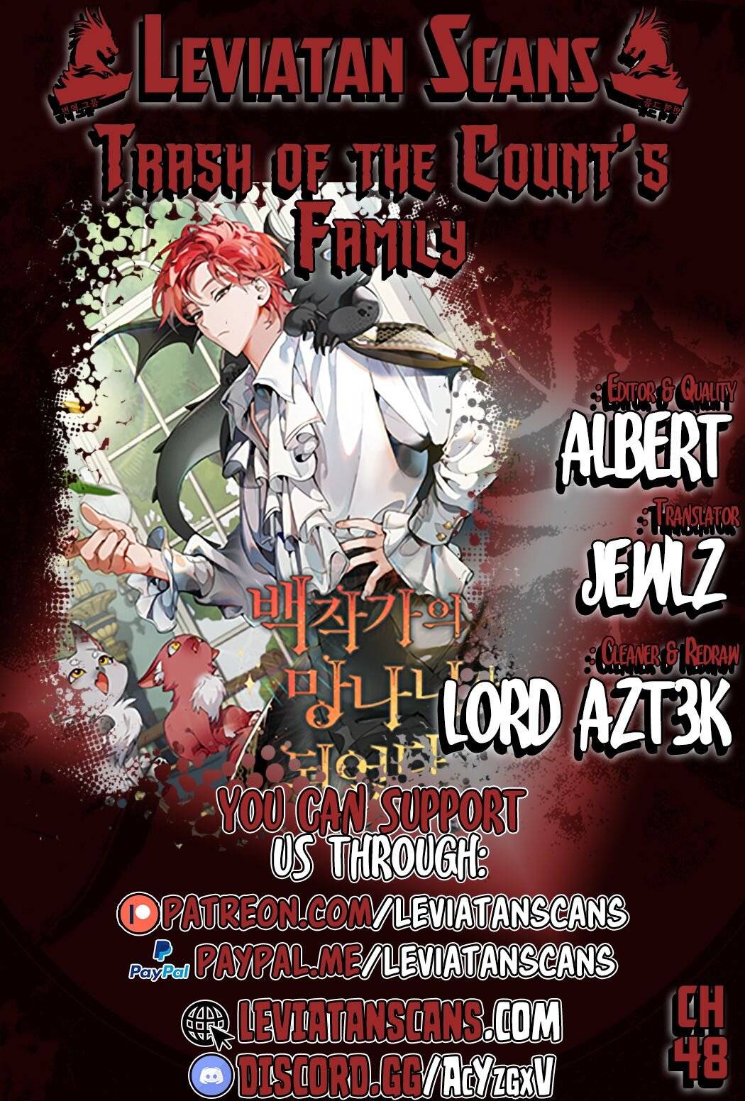 Trash of the Count's Family, Chapter 48