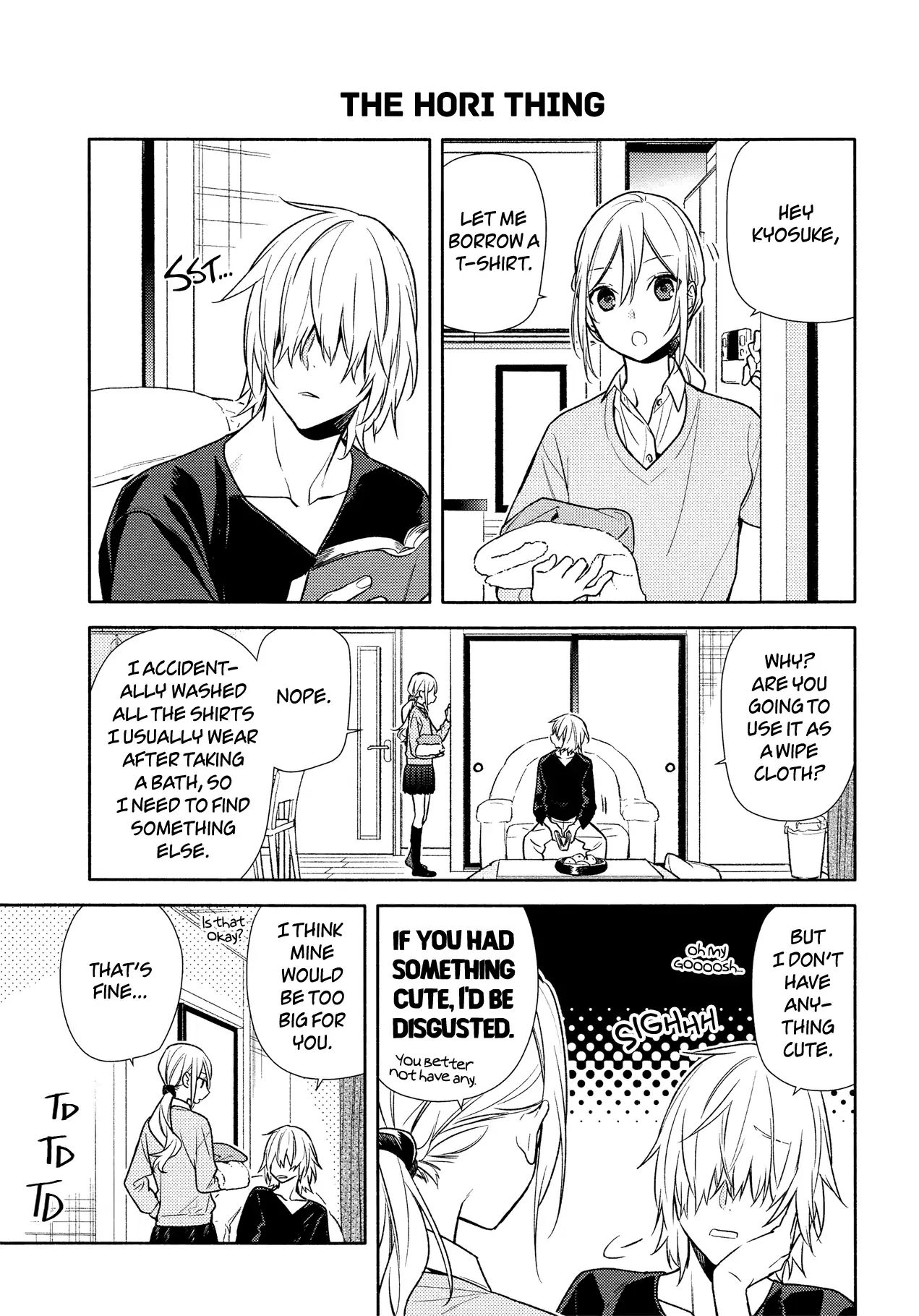 Horimiya, chapter 98