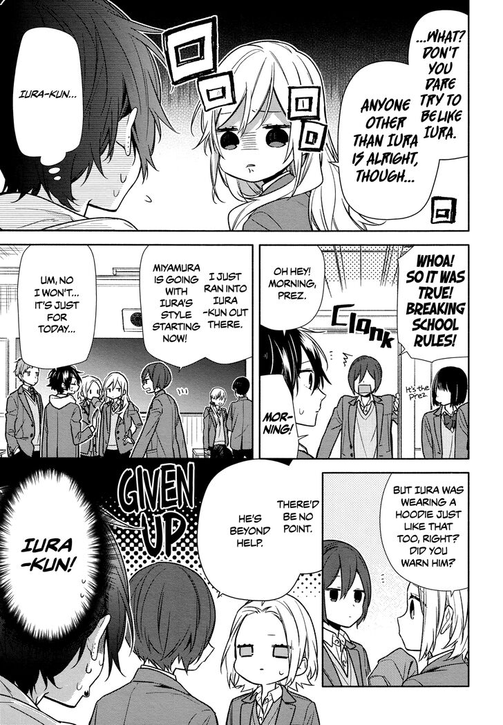 Horimiya, chapter 100