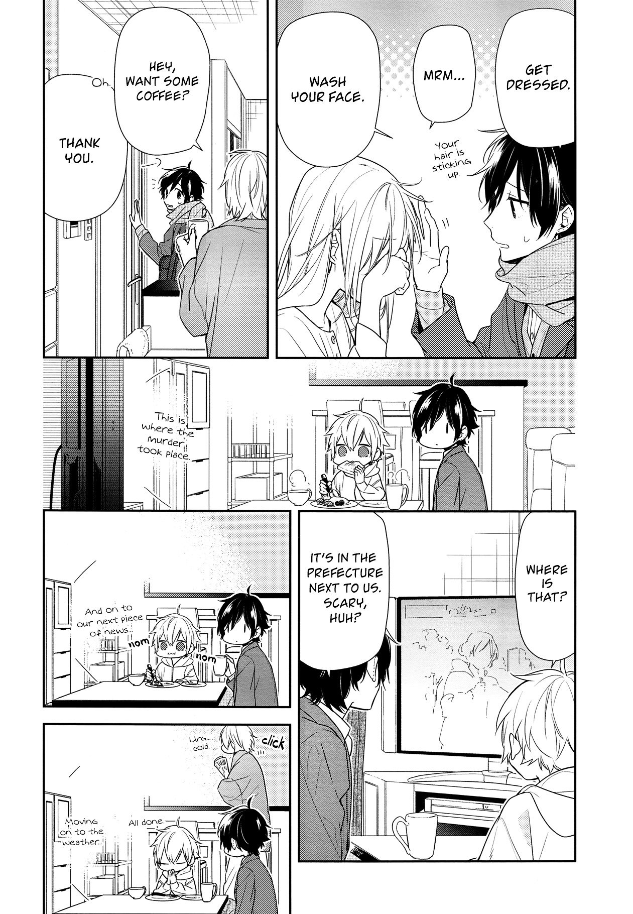 Horimiya, chapter 79