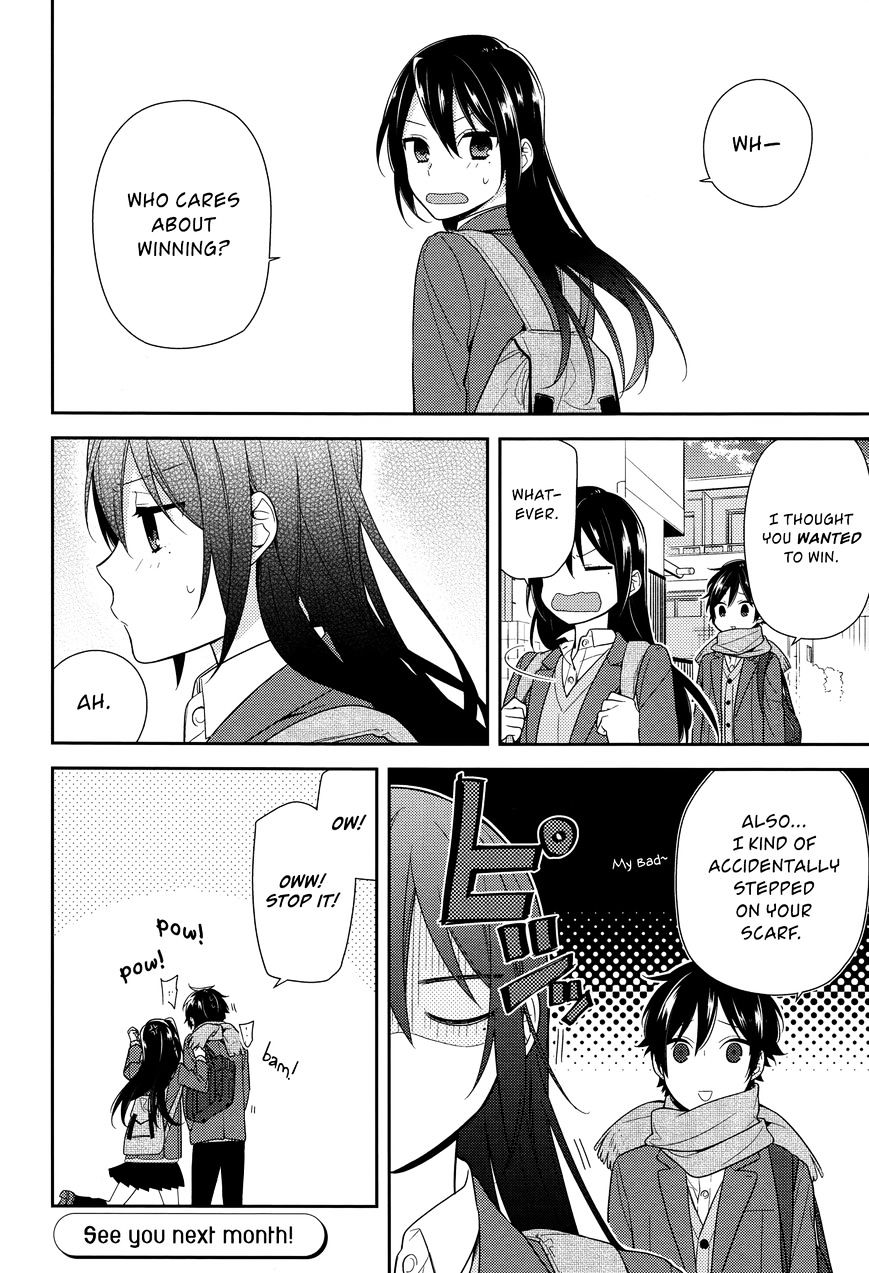 Horimiya, chapter 67