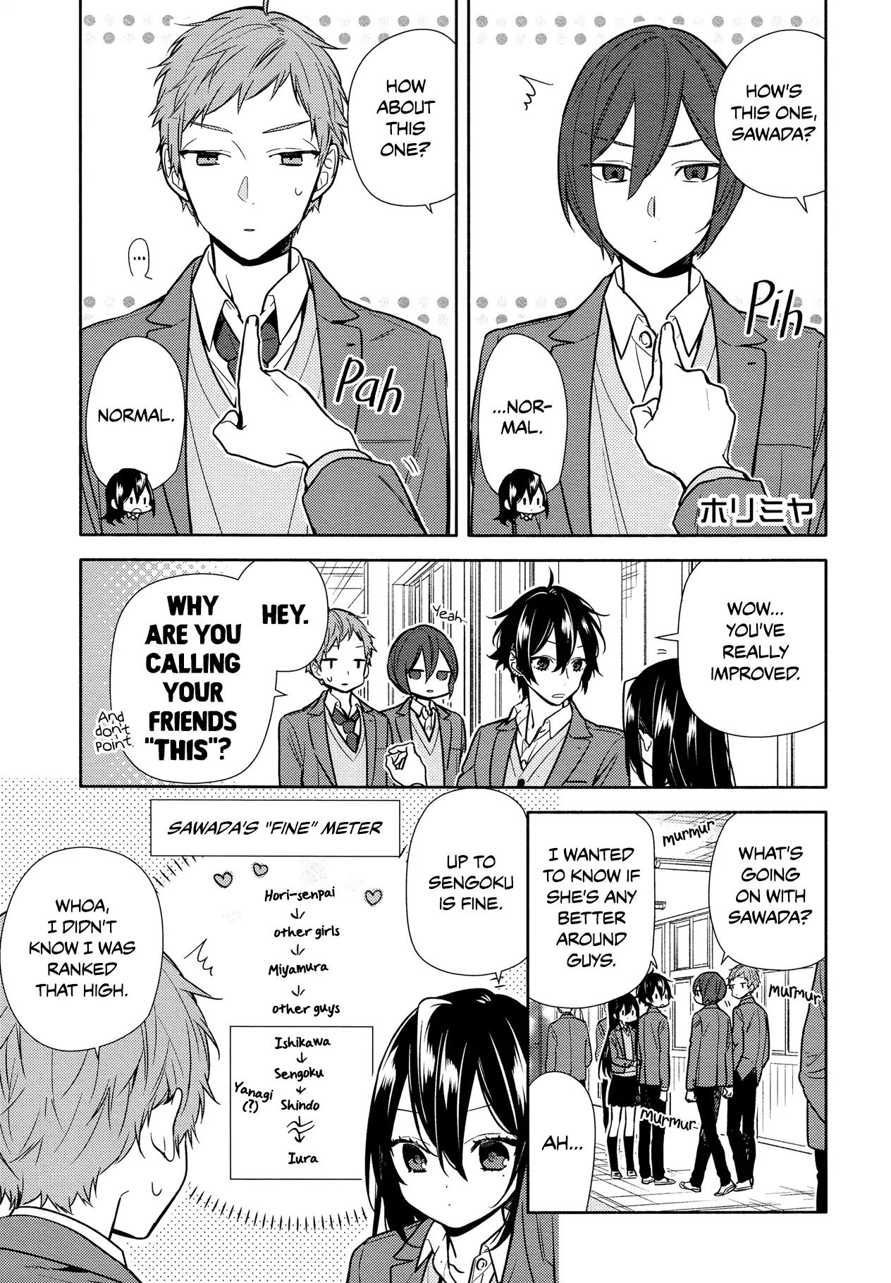 Horimiya, chapter 103