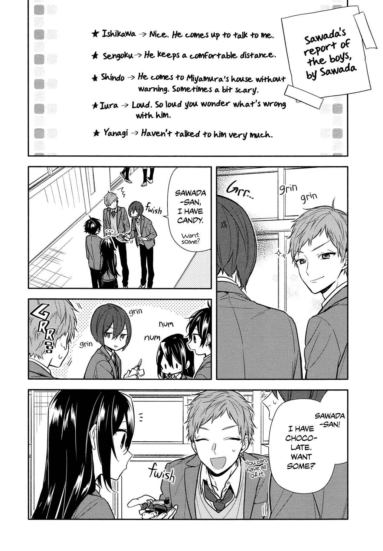 Horimiya, chapter 103