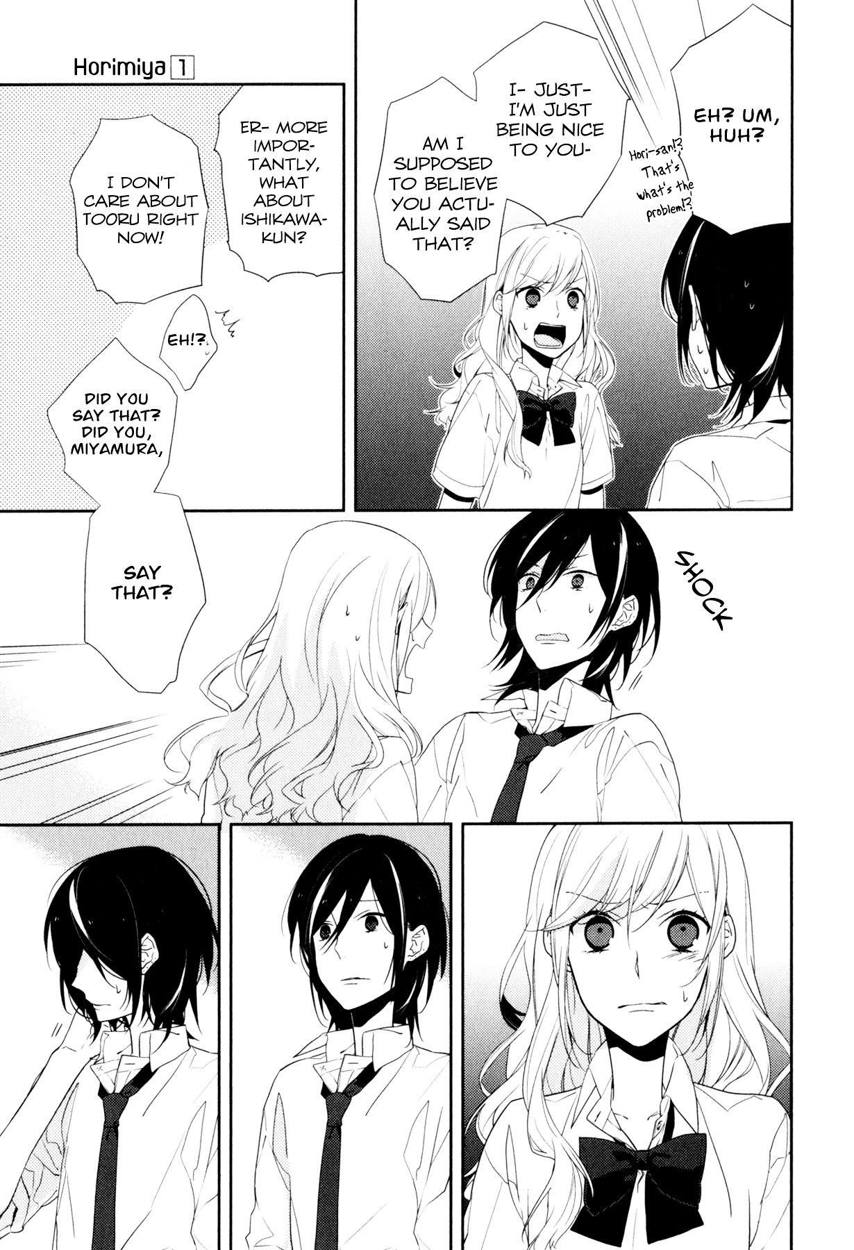 Horimiya, chapter 3