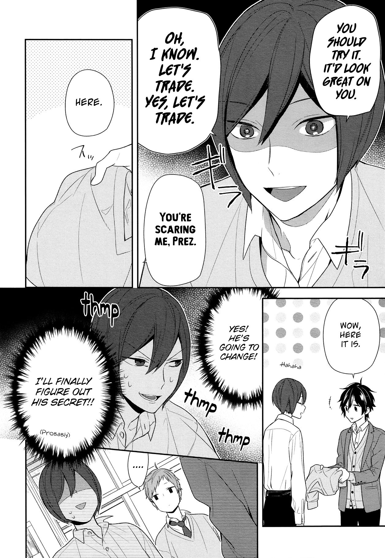 Horimiya, chapter 78