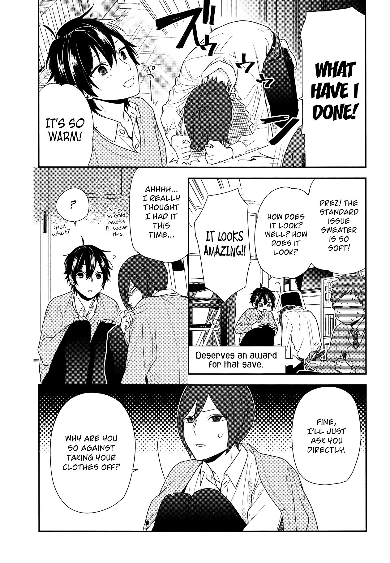 Horimiya, chapter 78