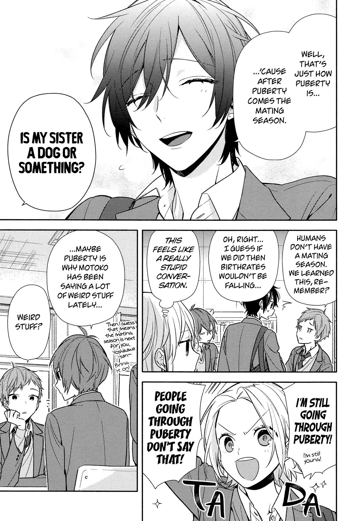 Horimiya, chapter 93