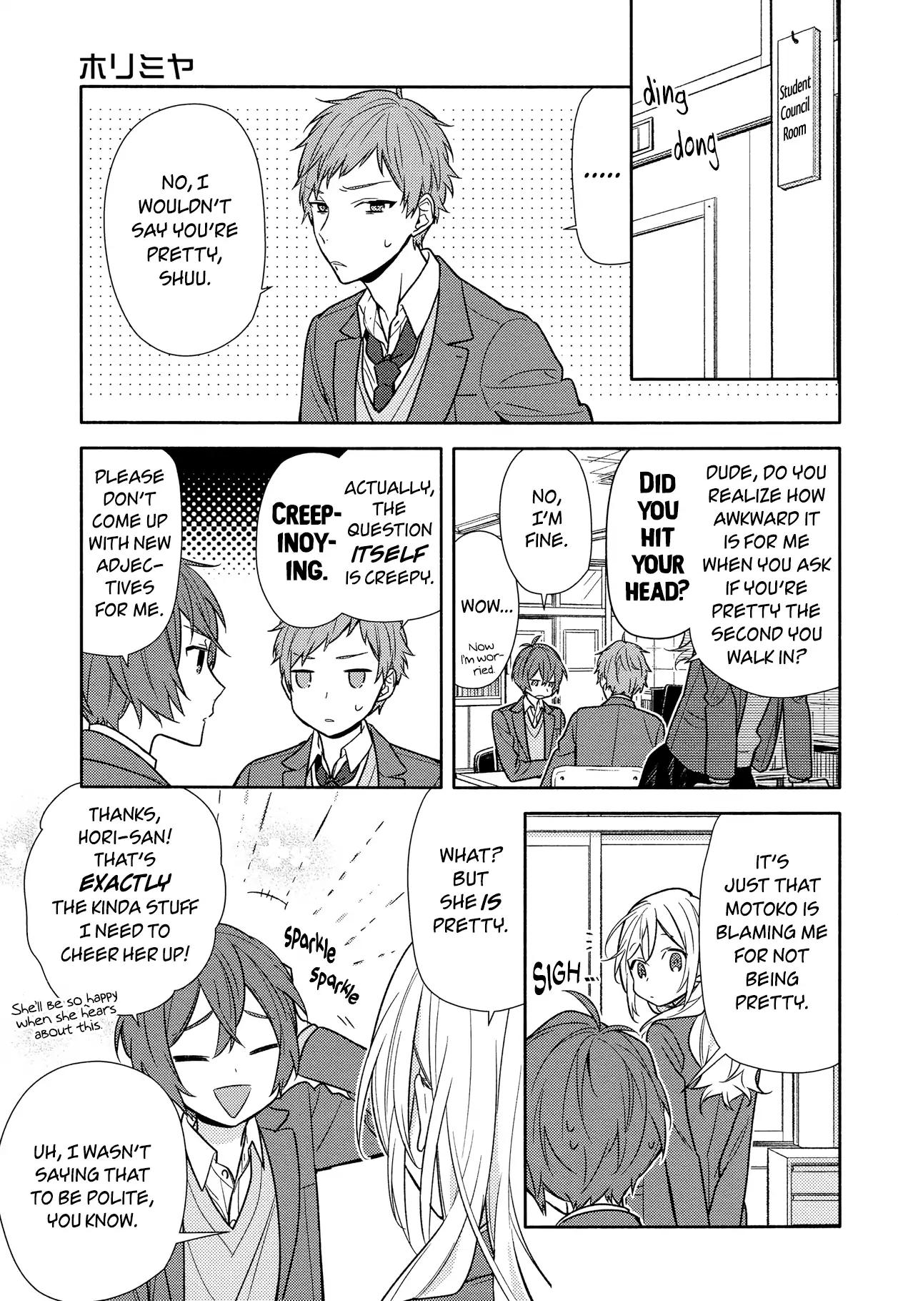 Horimiya, chapter 93