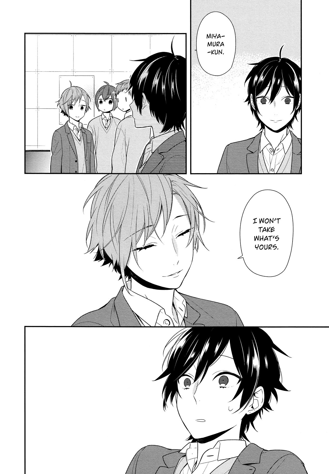 Horimiya, chapter 75