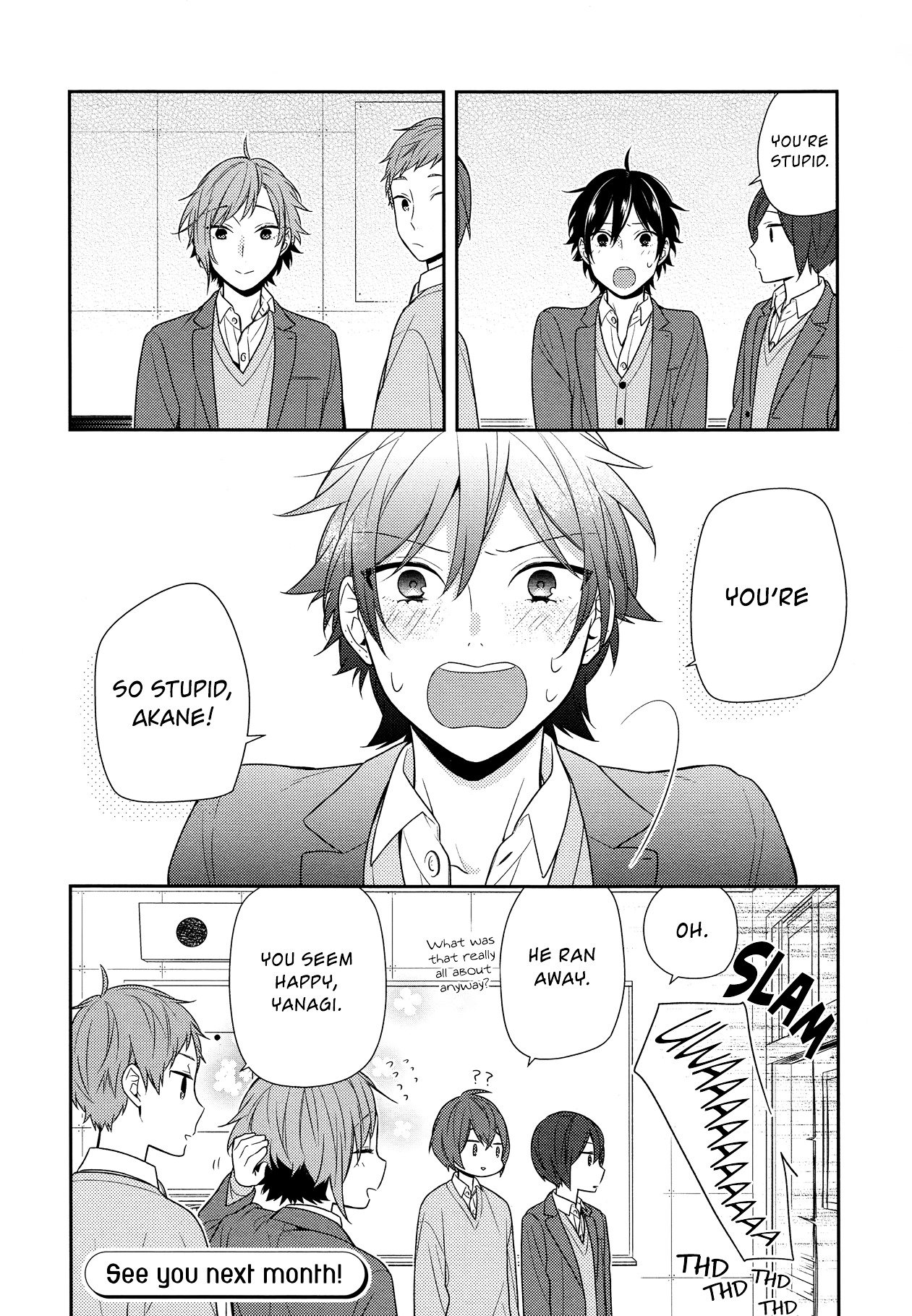 Horimiya, chapter 75