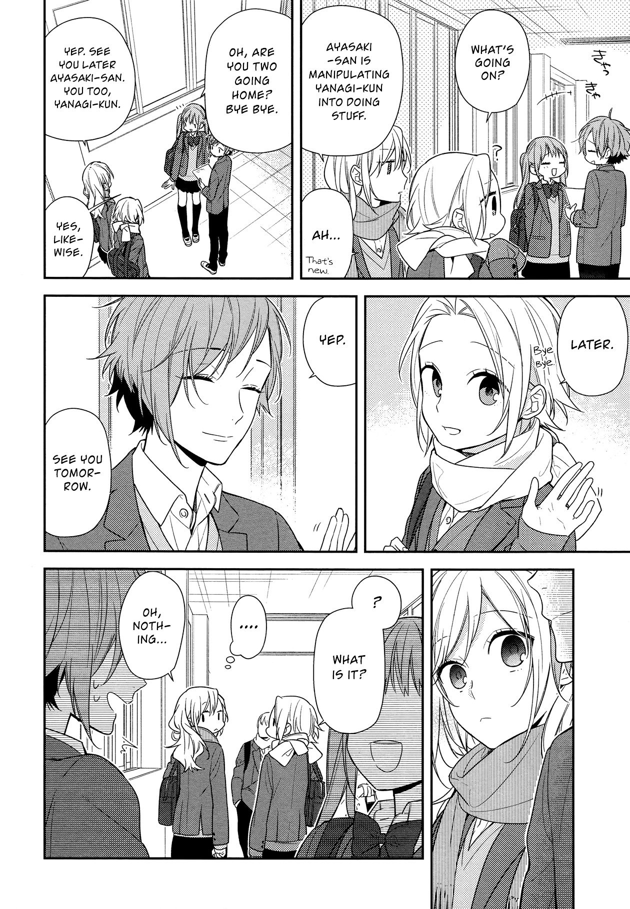 Horimiya, chapter 75