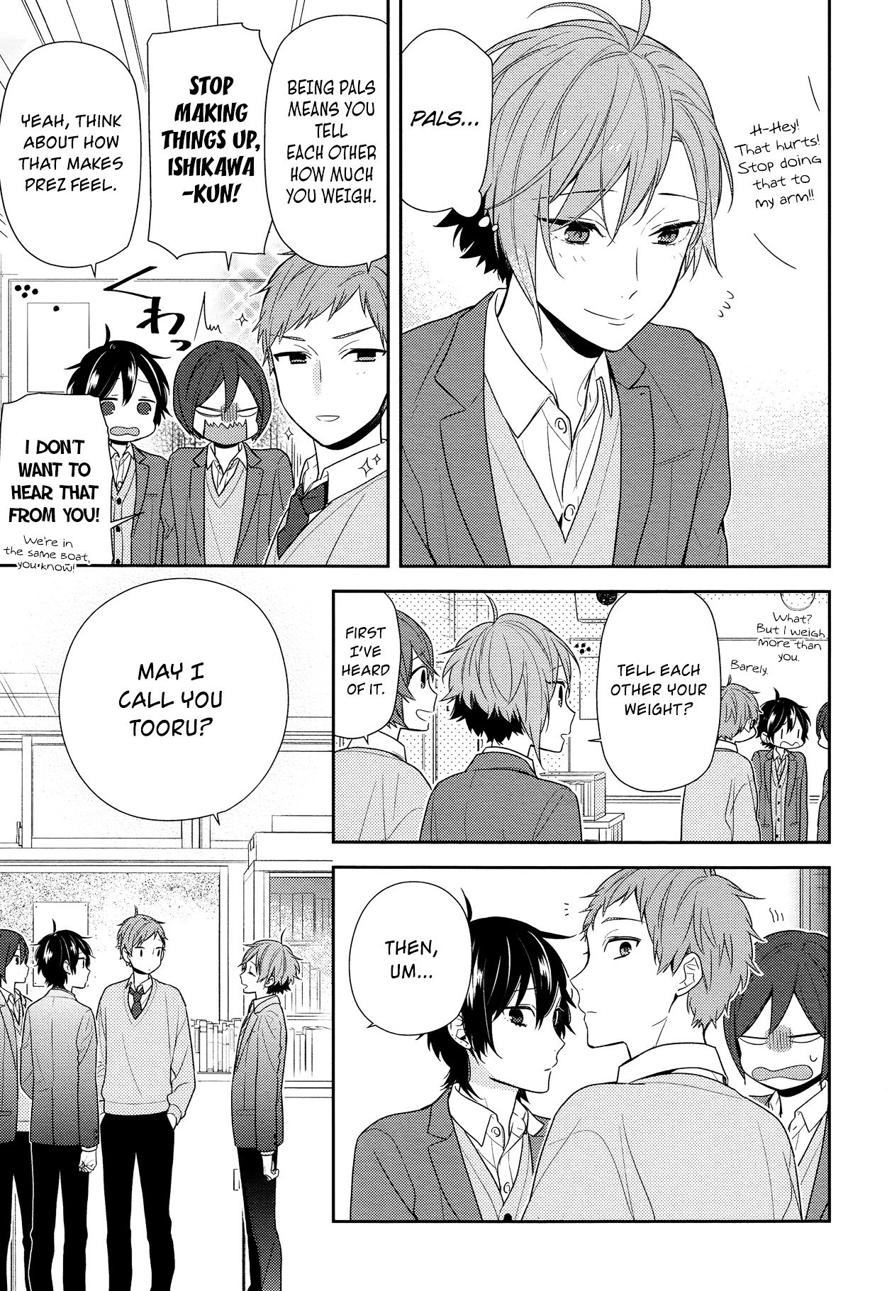 Horimiya, chapter 75