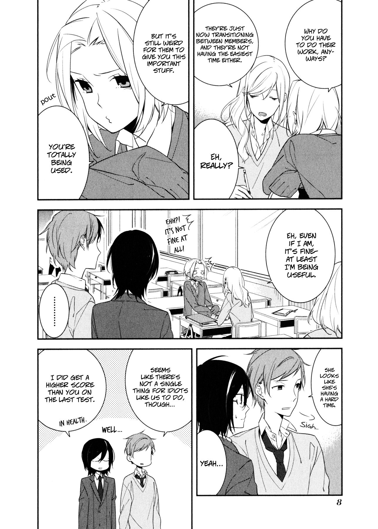 Horimiya, chapter 7