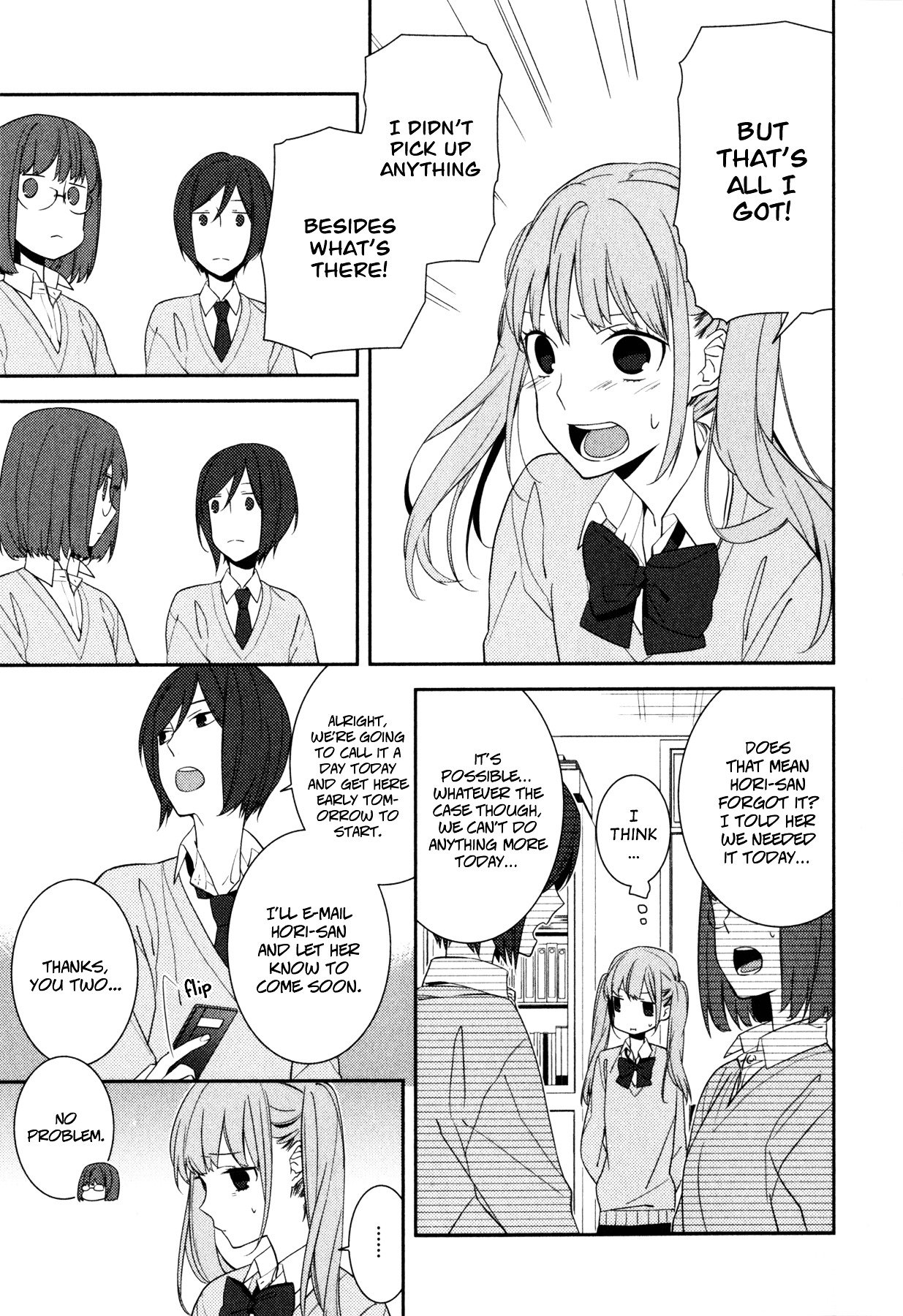 Horimiya, chapter 7