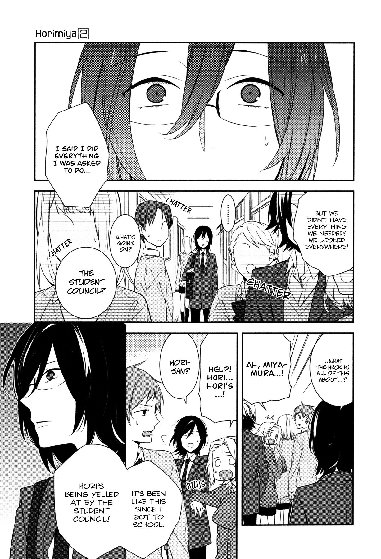 Horimiya, chapter 7