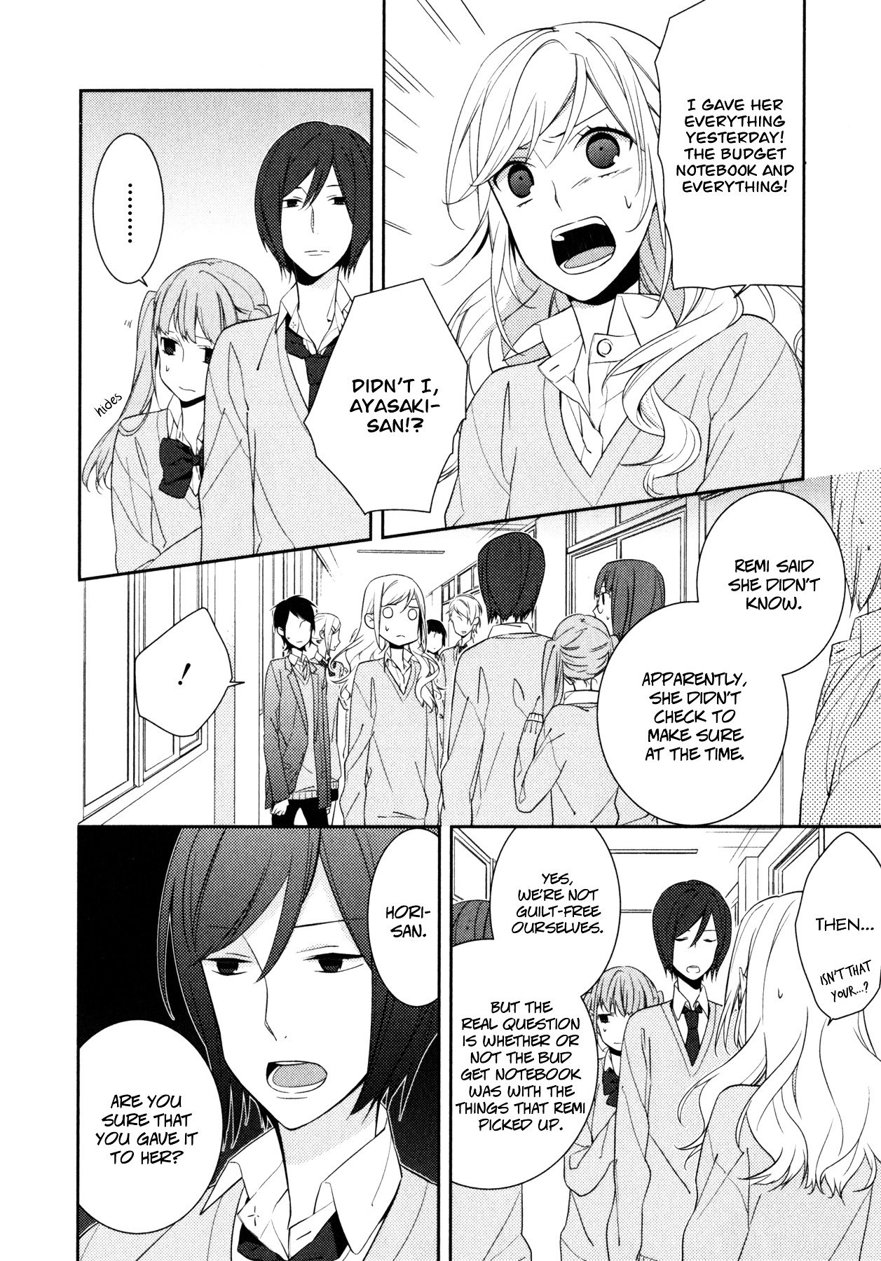 Horimiya, chapter 7