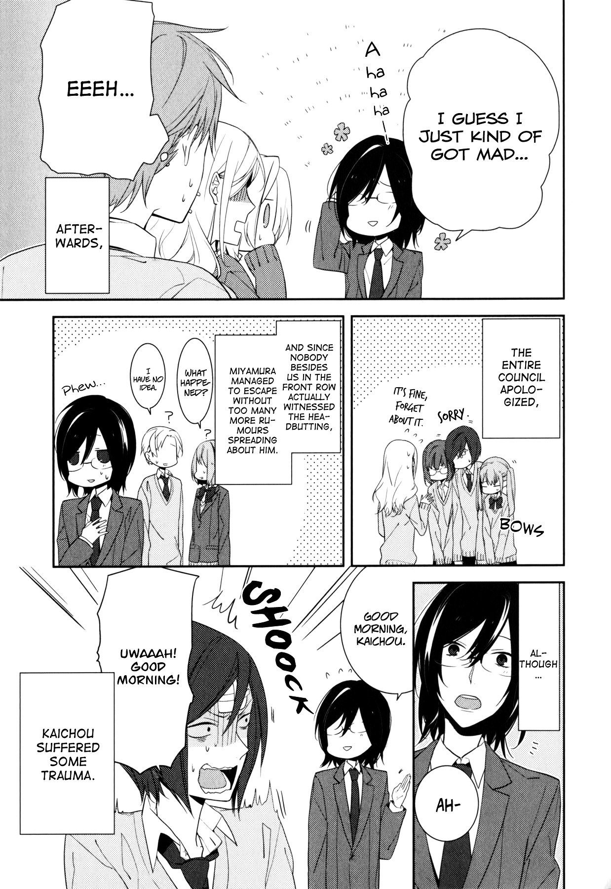 Horimiya, chapter 7