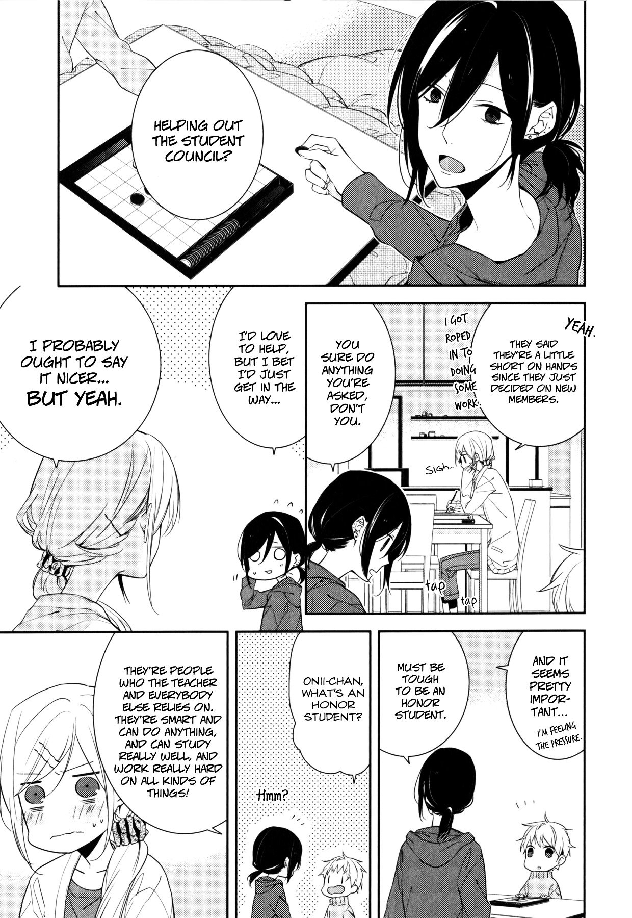 Horimiya, chapter 7