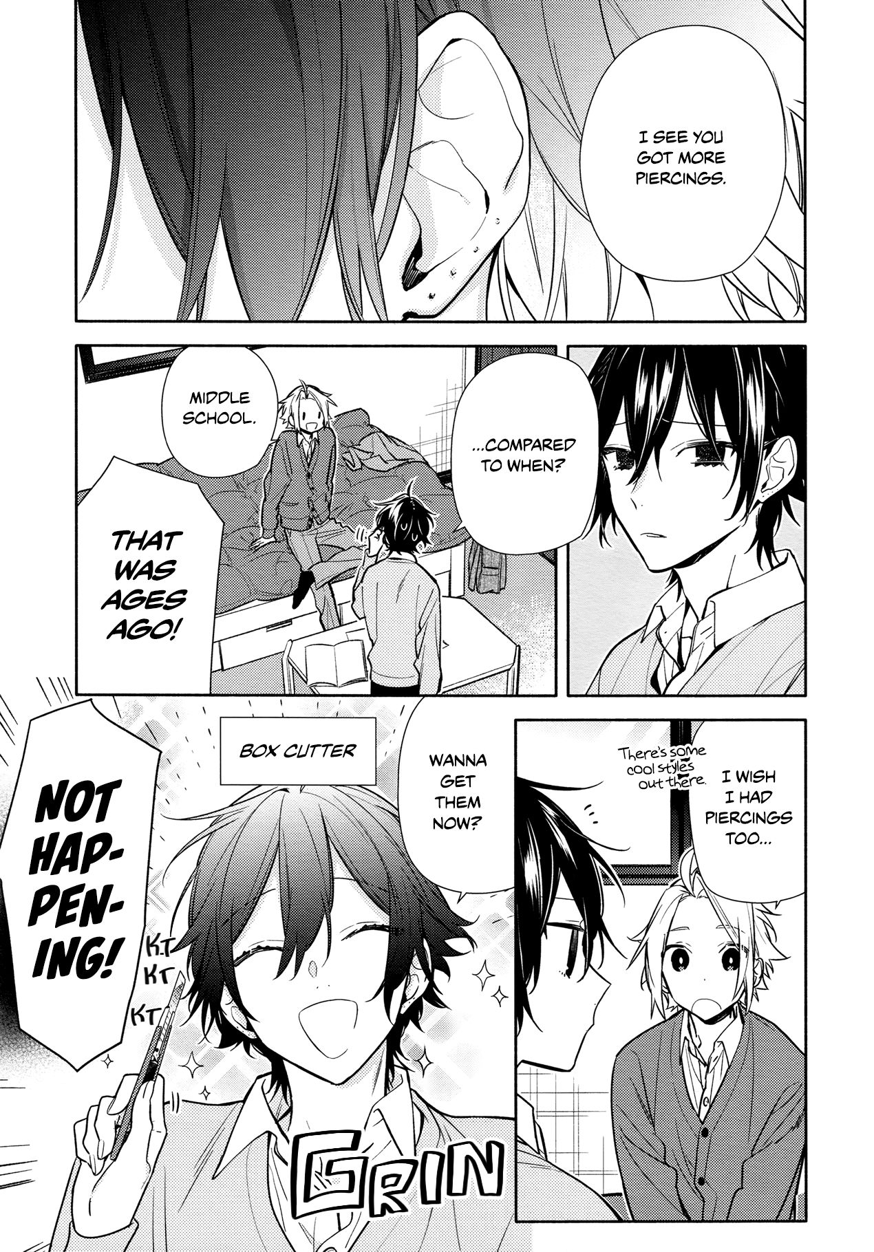 Horimiya, chapter 114