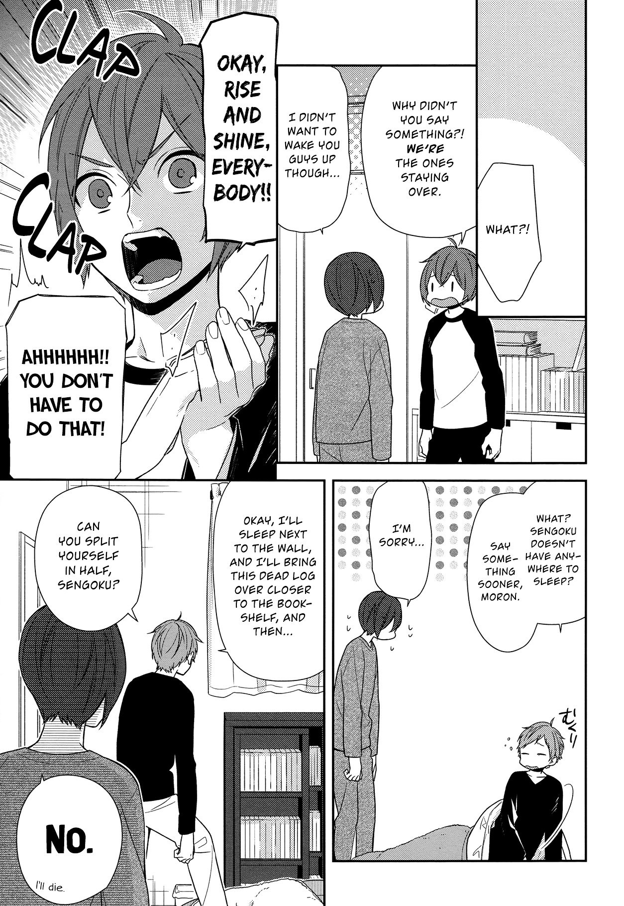 Horimiya, chapter 72