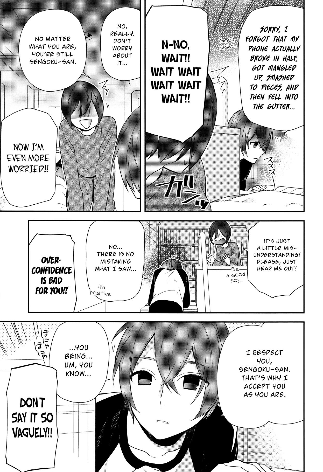 Horimiya, chapter 72