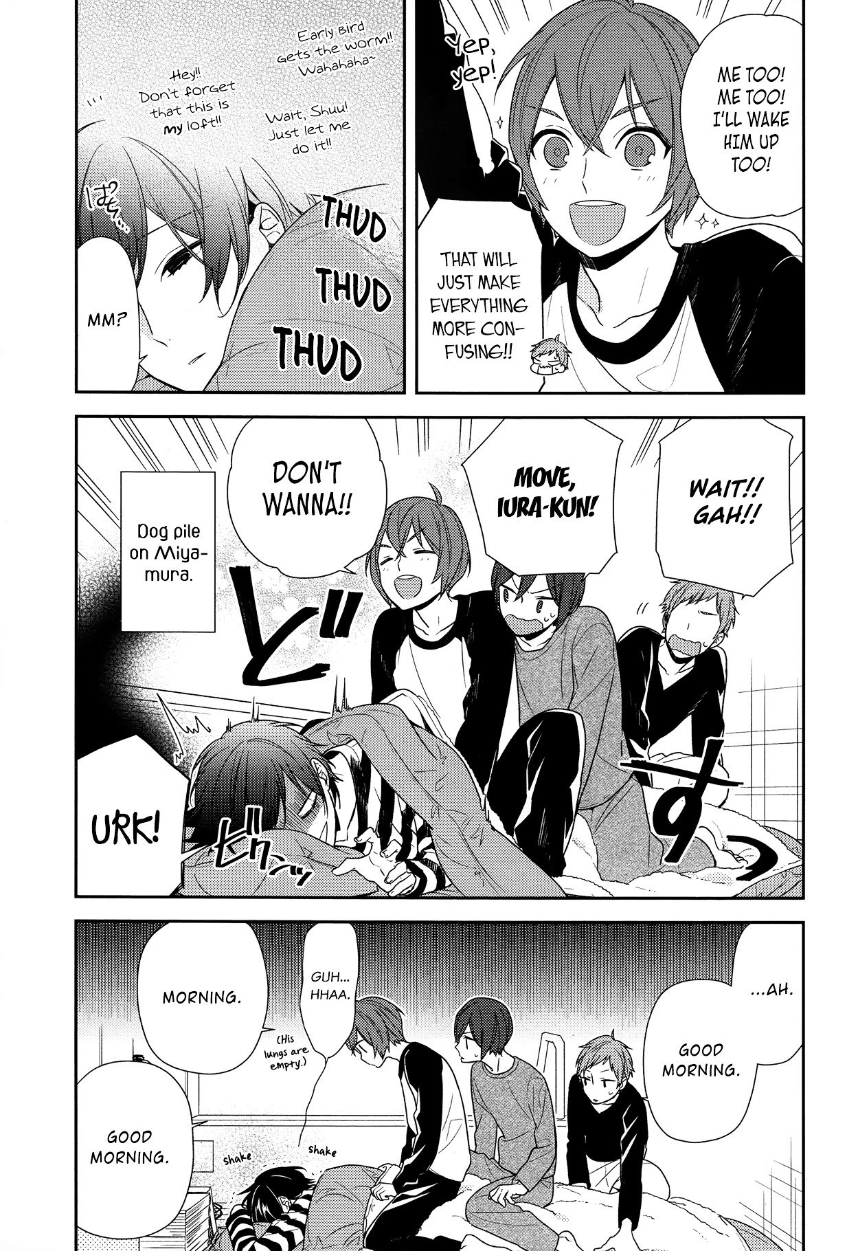 Horimiya, chapter 72