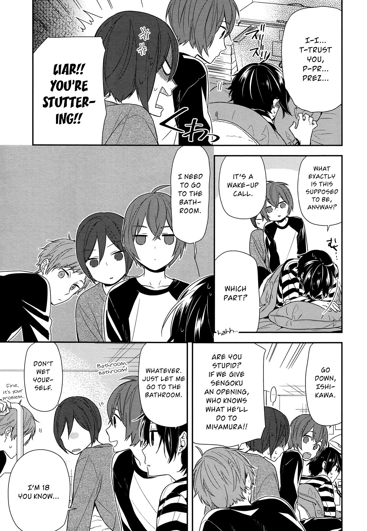 Horimiya, chapter 72