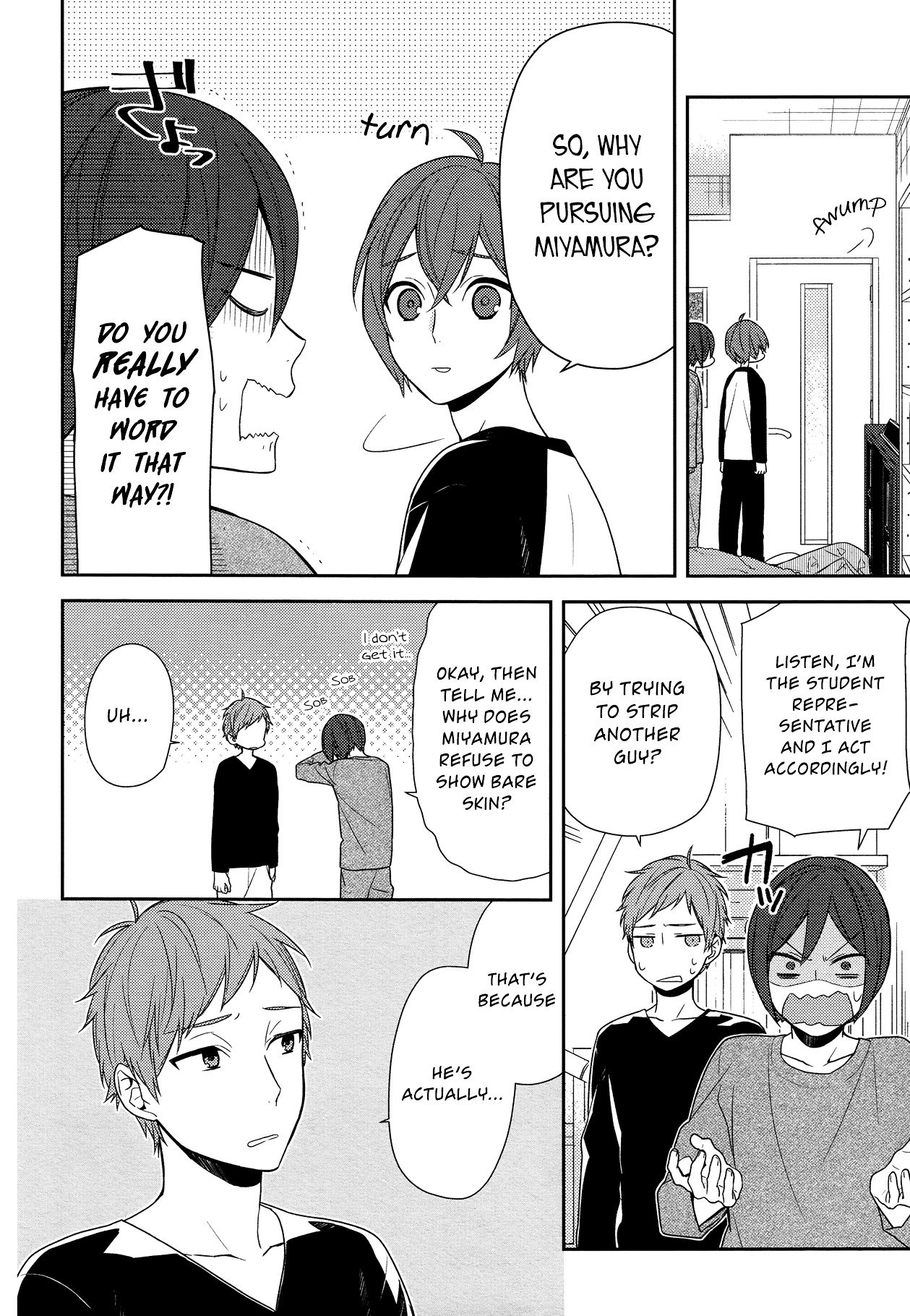 Horimiya, chapter 72