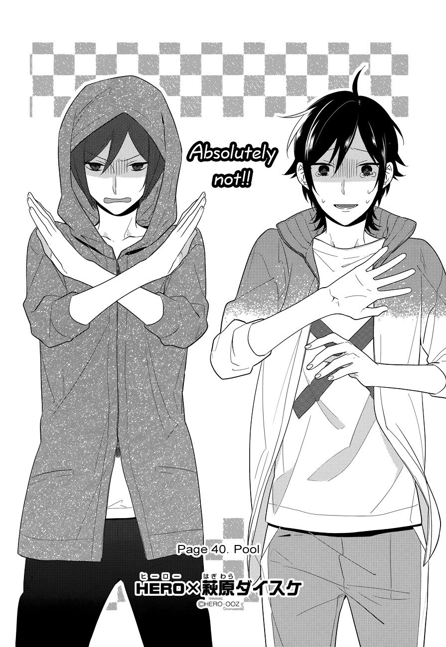 Horimiya, chapter 40